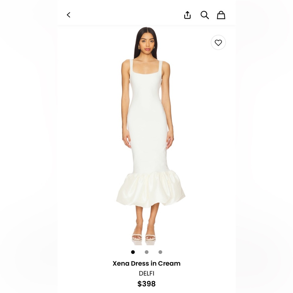 DELFI Xena Dress in Cream